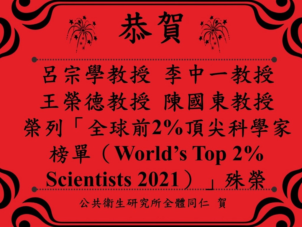 World’s Top 2% Scientists 2021